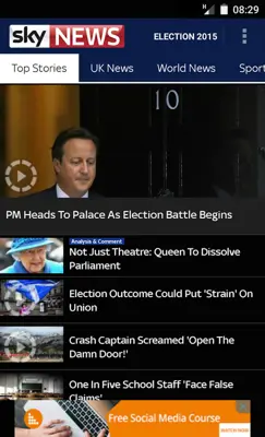 Sky News android App screenshot 15